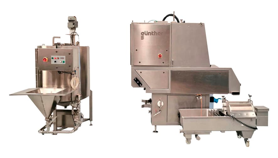 Características y beneficios de la línea de inyección de carnes GÜNTHER PI81/184 para la industria alimentaria