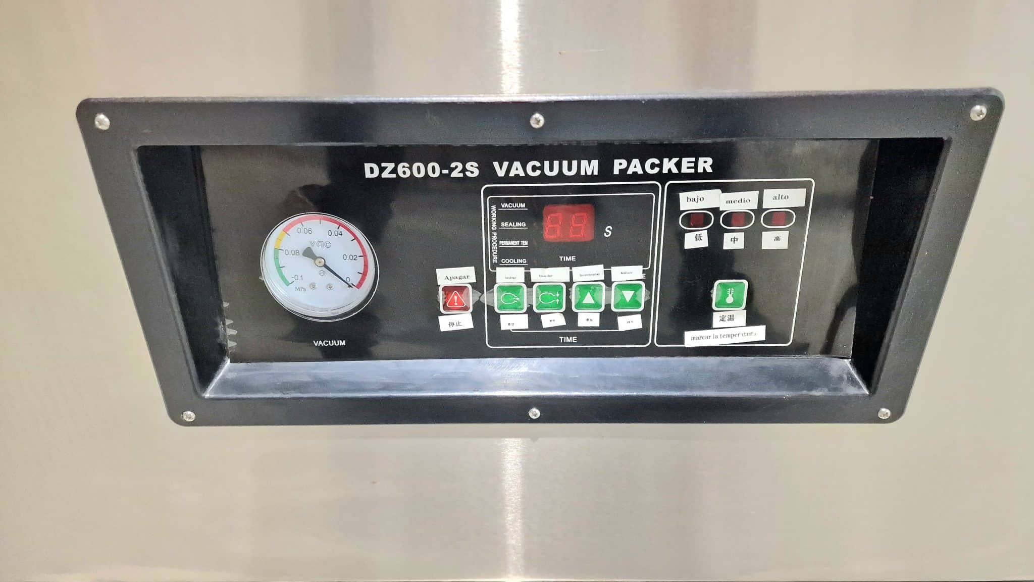 VACÍO DOBLE VACUUM PACKER DZ600-2S miniatura 7