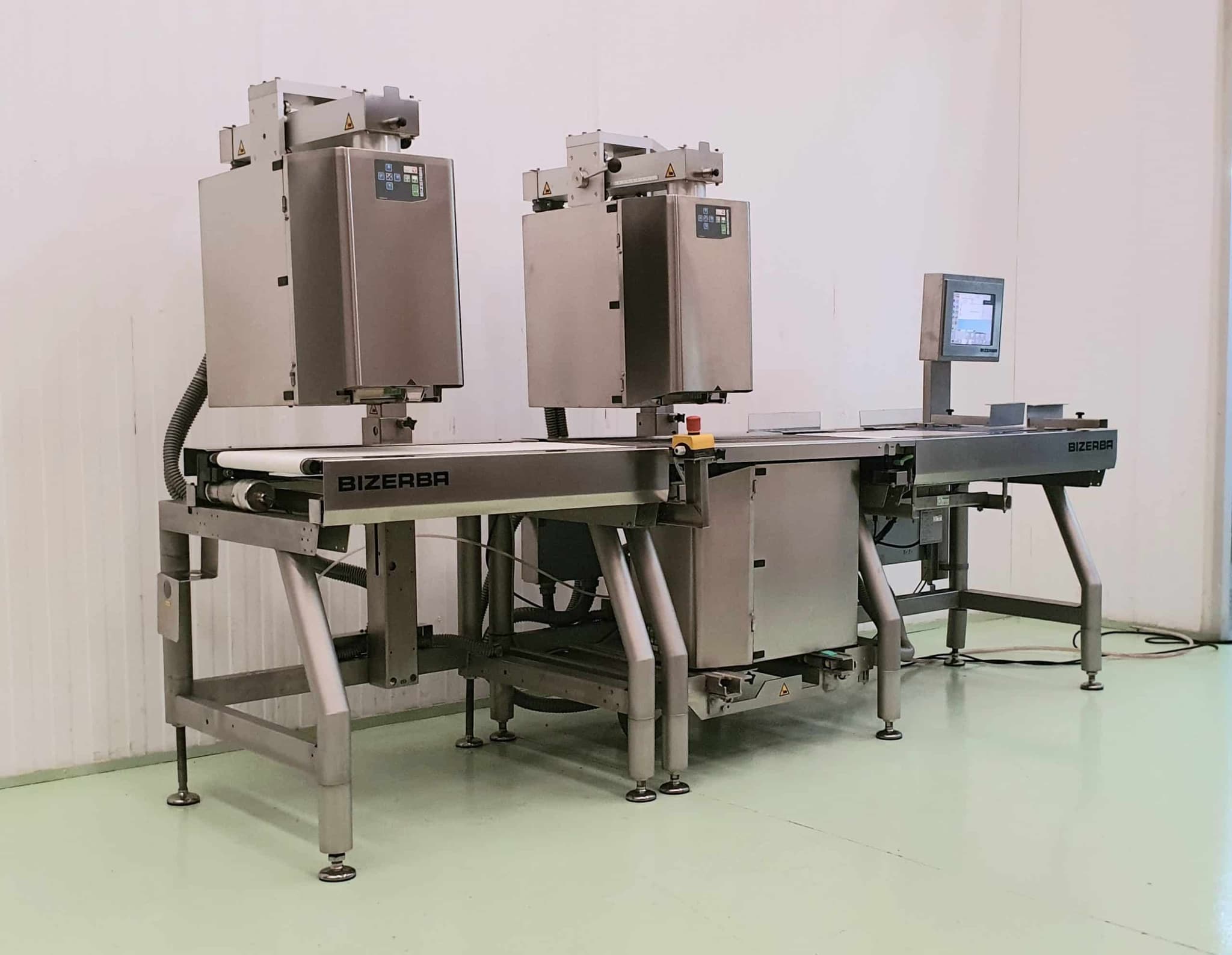 BIZERBA GLMI ETIQUETADORA PESADORA AUTOMÁTICA TRIPLE ETIQUETADO miniatura 2