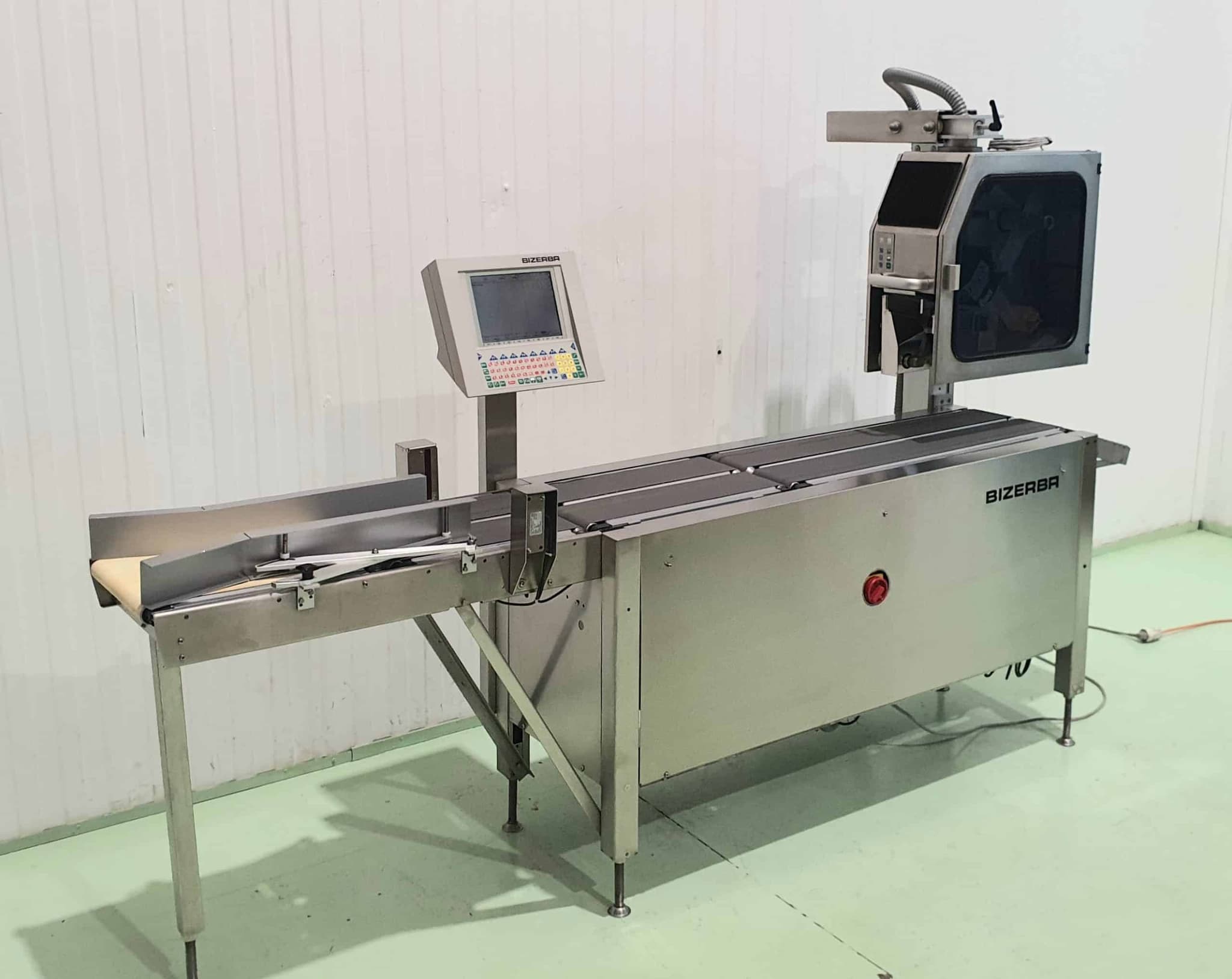 TREN DE ETIQUETADO PESADO AUTOMÁTICO BIZERBA GS BRAZO ROTATIVO miniatura 2