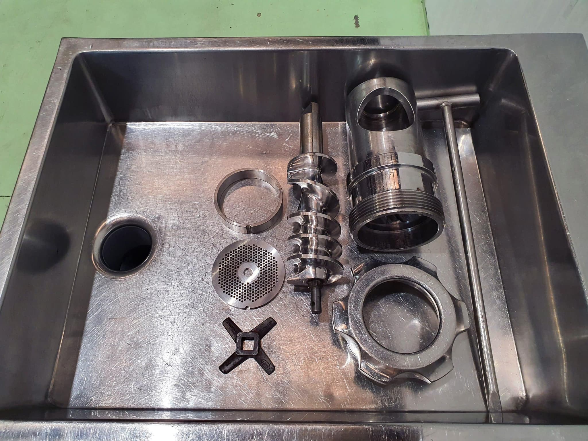 PICADORA OMEGA boca 98 INOX miniatura 8