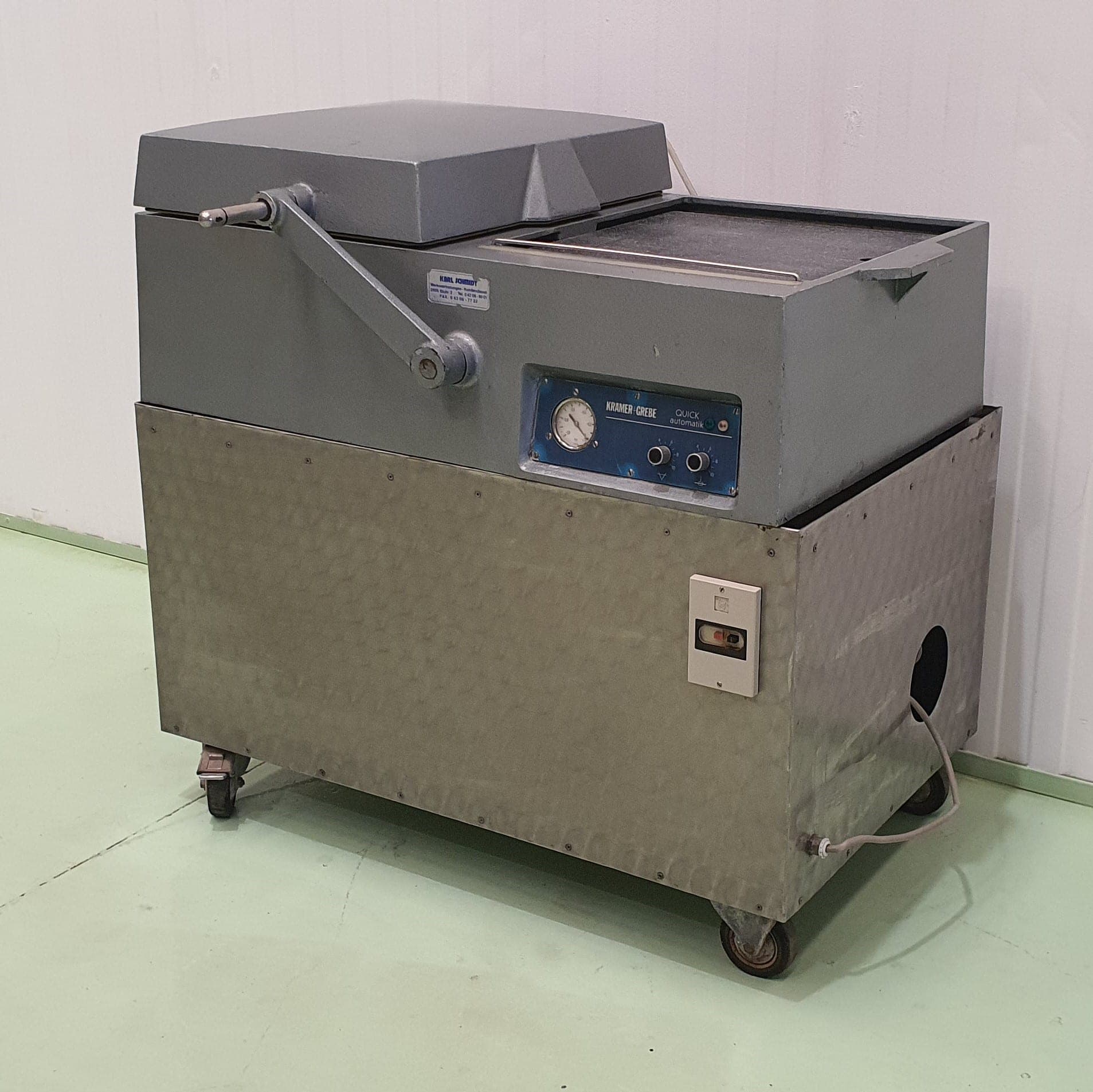 MÁQUINA DE VACÍO DOBLE CAMPANA KRAMER GREBE miniatura 3