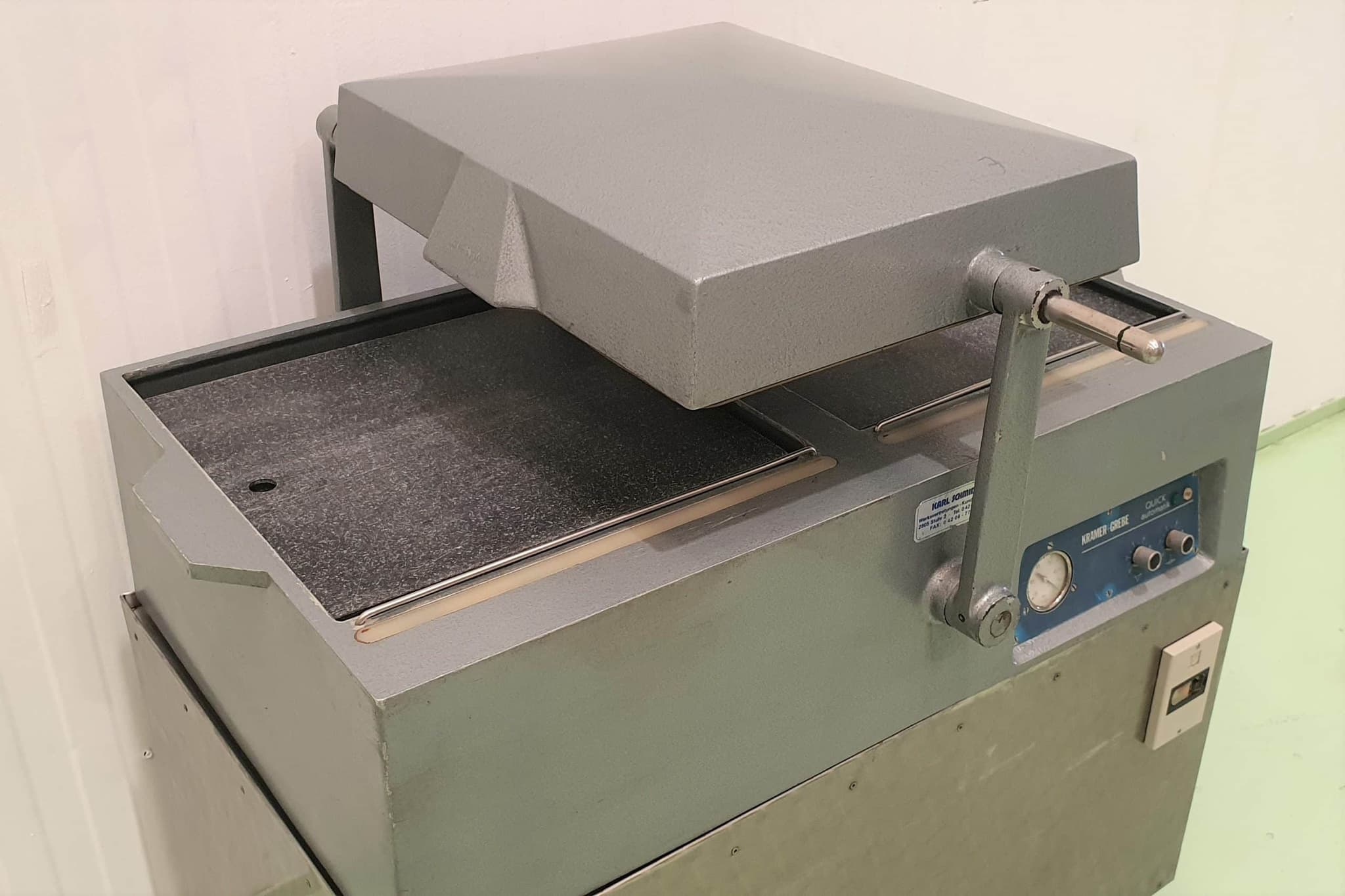 MÁQUINA DE VACÍO DOBLE CAMPANA KRAMER GREBE miniatura 6