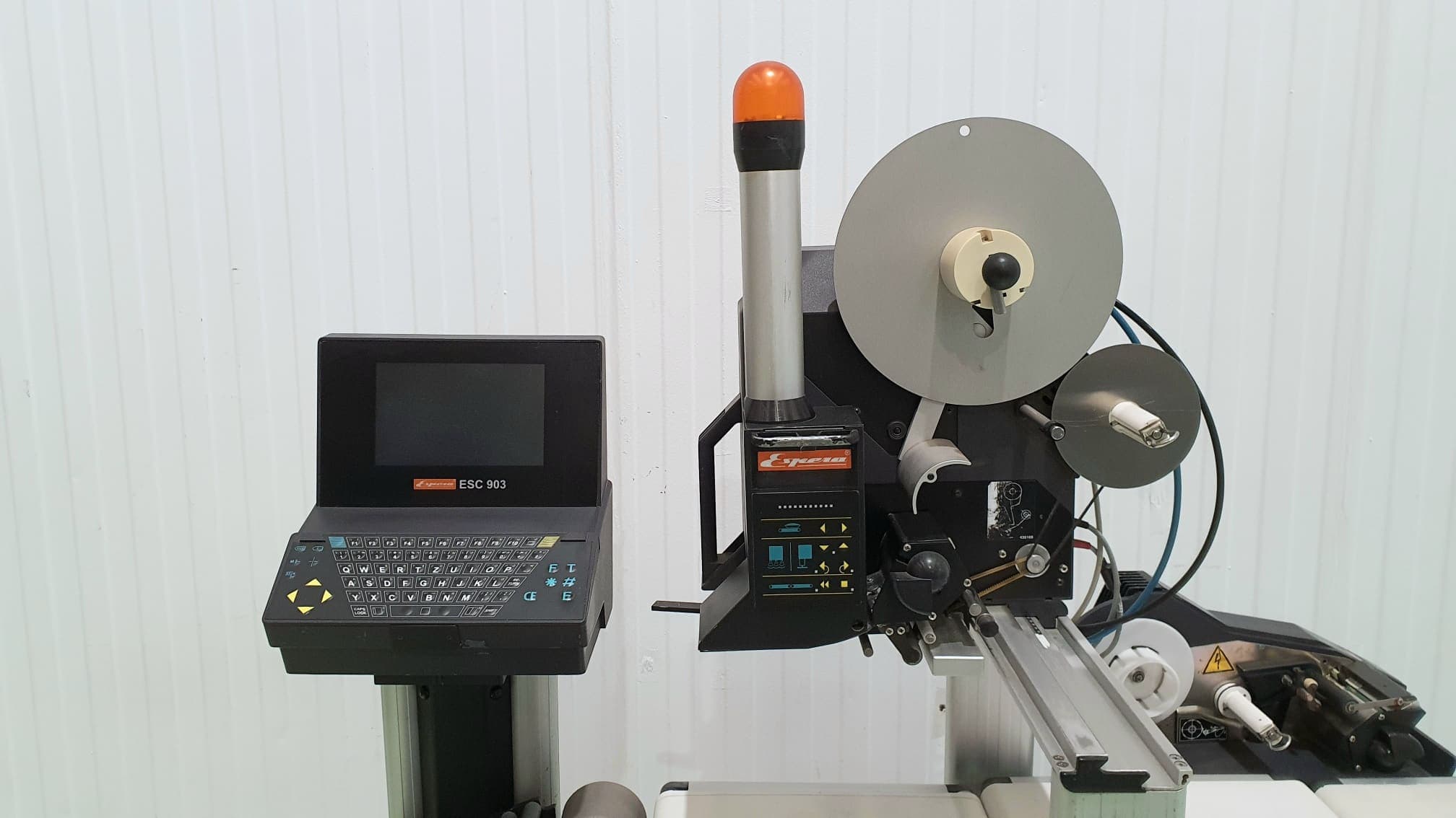 ETIQUETADORA PESADORA AUTOMÁTICA ESPERA DOBLE ETIQUETADO SUPERIOR INFERIOR miniatura 7