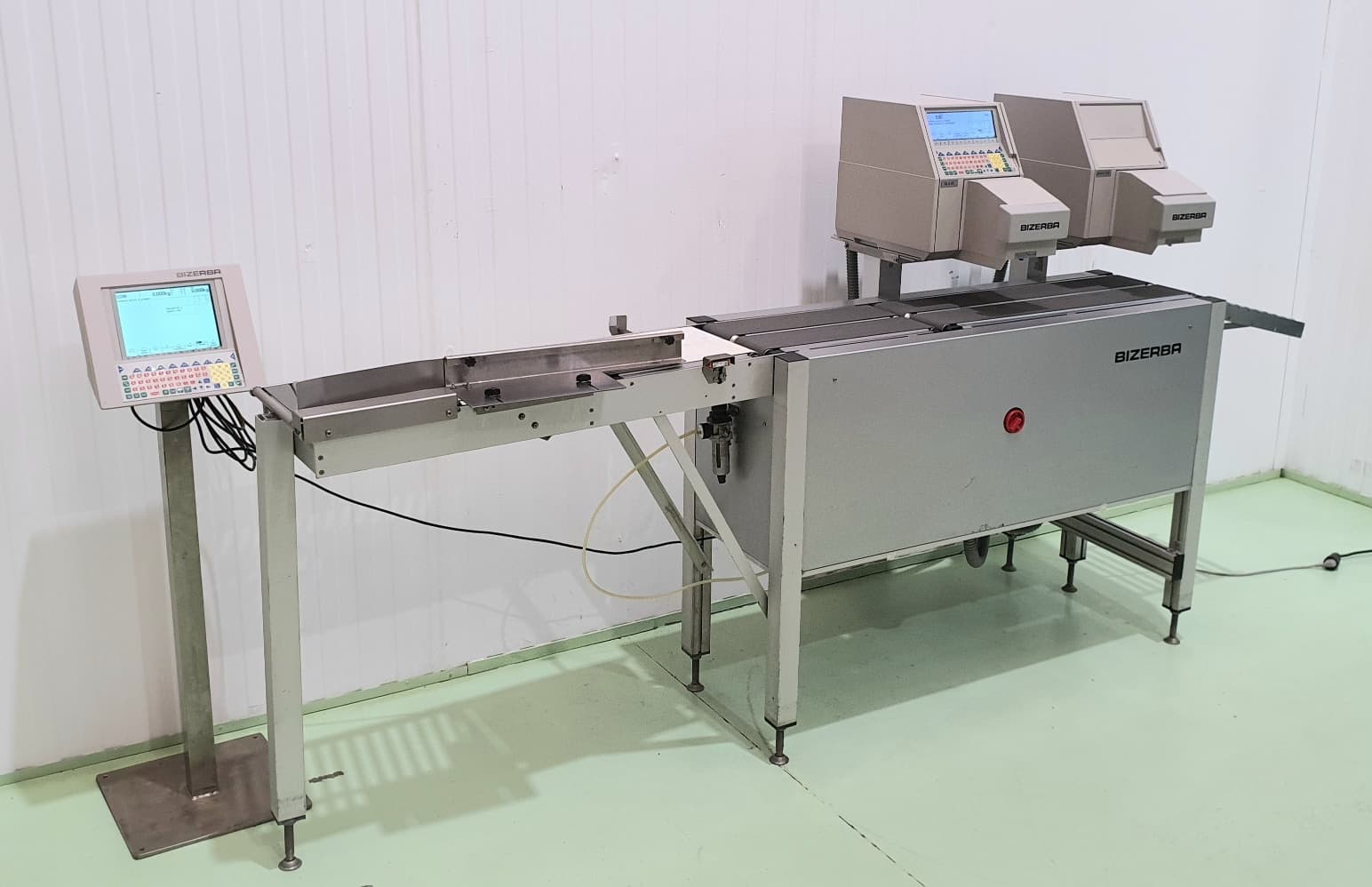 ETIQUETADORA PESADORA AUTOMÁTICA BIZERBA GV doble cabezal miniatura 2